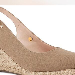 JULIET HOLY Womens Wedge Sandal Espadrilles Comfort Casual Summer Platform Sz 8